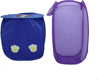 60% OFF on KUBER INDUSTRIES 20 L Purple, Blue Laundry Bag(Cotton)