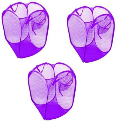 

Kids Mandi More than 20 L Purple Laundry Basket(Polyester)