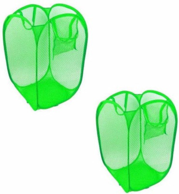 

Kids Mandi 16 L Green Laundry Basket(Polyester)