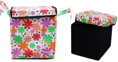 

Stop N Shop 15 L Multicolor Laundry Storage cum Stool(Fibre)