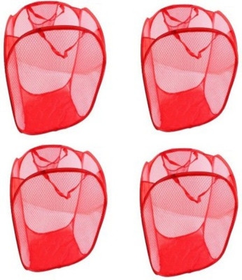 

Kids Mandi 20 L Red Laundry Basket(Polyester)