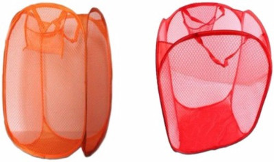 

Kids Mandi 16 L Orange, Red Laundry Basket(Polyester)
