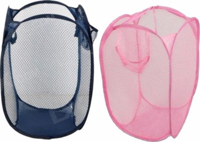 

Kids Mandi 16 L Blue, Pink Laundry Basket(Polyester)
