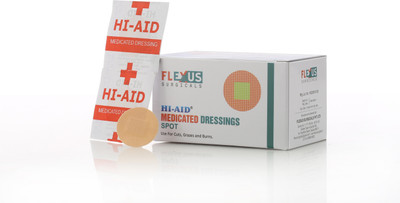 Hi-Aid FIRST AID SPOT BANDAGES (1000PCS) Adhesive Band Aid(Set of 10)