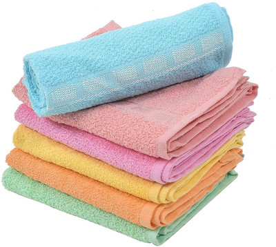 SOMUDEE TOWEL FOR KITCHEN SET OF 6 PCS SIZE 14*21 INCH Multicolor Cloth Napkins(6 Sheets)