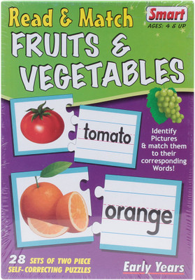 

Smart Read and Match  Fruits & Vegetables(Multicolor)