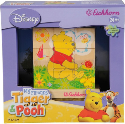

Eichhorn My Friends Tigger and Pooh Wooden Matching Blocks(Multicolor)