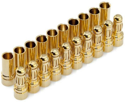 

Grab'eM 3.5MM BULLET CONNECTOR pair (10 pcs male-female)(Gold)