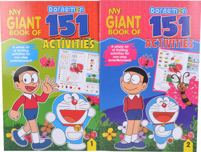 

Doraemon My Giant Book Of 151 Activities Book 1/2(Multicolor)