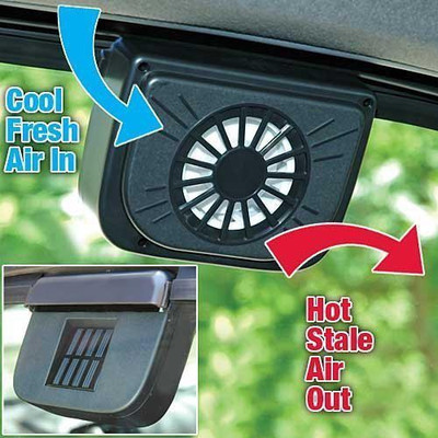 

Autocool Solar Power Car Fan(Black)