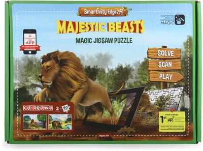 

Smartivity EDGE Majestic Beast Magic Jigsaw Puzzle(Multicolor)