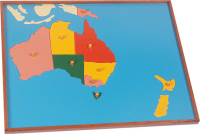

Kidken Montessori Map Puzzle: Australia(Multicolor)