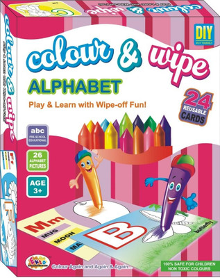 

Ekta Ekta Colour & Wipe Alphabet Play And Learn(Multicolor)