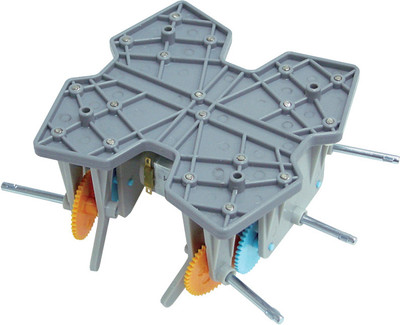 

Elenco Six Leg Walking Type Gearbox(yellow, blue, Lightsteelblue)