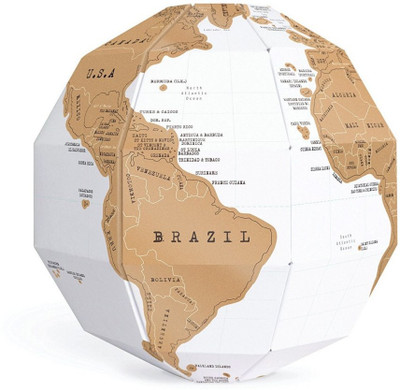 

TLF Luckies 3D Scratch Map Globe from TLF(Multicolor)
