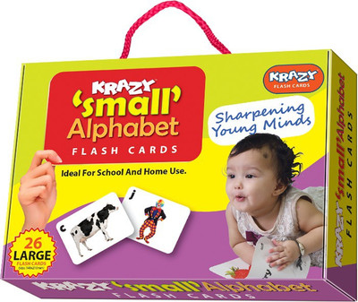 

Krazy Small Alphabet Flash Cards(Multicolor)