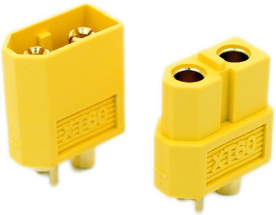 

Grab'eM XT60 CONNECTOR pair (male-female)(Yellow)