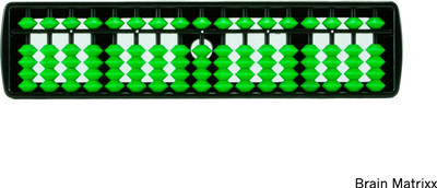 

Brain Matrixx 17 Rods Student Abacus(Green)
