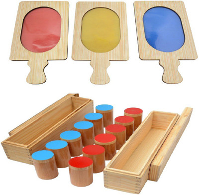 

Aimedu Toy Combo Pack Of Wooden Sound Box And Colour Filter For Kids Learning(Multicolor)