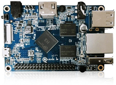 

DIY Raspberry Pi 2 Compatible Orange Pi PC, 1.6G Hz H3 A7 Quad-core Cortex, Supports ubuntu linux and android mini PC(Blue)