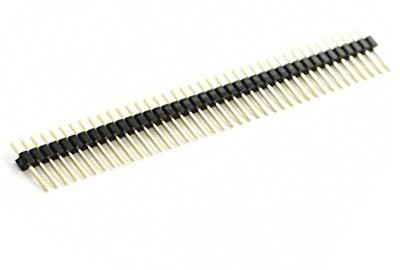 

Robo India Header Pin Male 10mm (1 x 40) Relimate Connector 5 Pcs(Black)