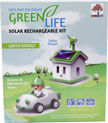 

Solar Tree Green Life House and Car Solar Rechargeable Kit(White, Green)