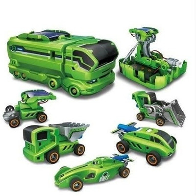 

Phoenix 7-in-1 Educational Solar Robot Energy Diy Kit(Green)