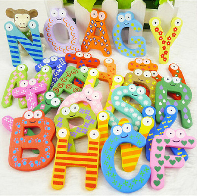 

Tickles Letter Alphabet Fridge Magnet Educational Toys - 26 Pieces(Multicolor)