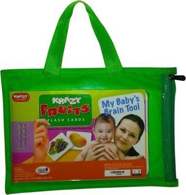 

Mind Wealth Krazy Fruits - Tamil Flashcards(Green, Pink)