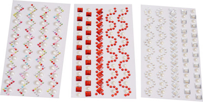 Priyankish Wave & Colourful Combo Stickers(Multicolor)