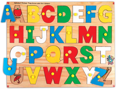 

Instabuyz Wooden Educational Alphabet Set(Multicolor)
