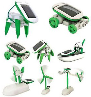 

SJ Jumbo Size 6-in-1 Solar Educational Kit Toy(Multicolor)