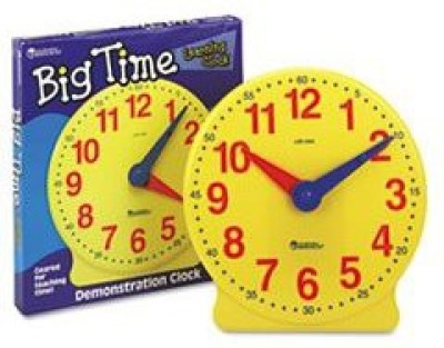 

Learning Resources Big Time Learning Clock (12 Hr)(Multicolor)