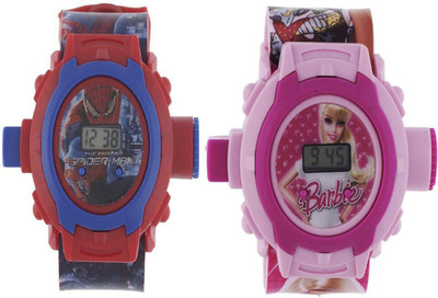 

Aquaras FABRIC AND SPIDERMAN 24 IMAGE PROJECTOR WATCH(Multicolor)