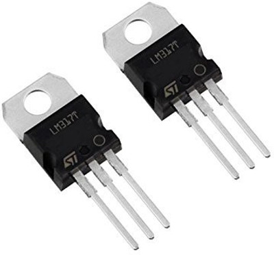 

Adraxx Set of 2 Pcs 1.2-37V 1.5A Positive LM317T Voltage Regulator(Black, Silver)