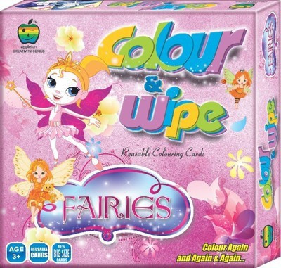 

Apple Fun Colour & Wipe Faries(Multicolor)