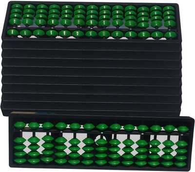 

Sae Fashions 13 ROD GREEN ABACUS KIT SET OF 10(Green)