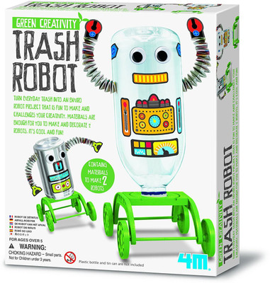 

4M Creativity Trash Robot(Green)