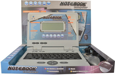 

VibeX ™ 30 Activities Rechargeable Notebook Laptop With Mouse For Kids(Multicolor)