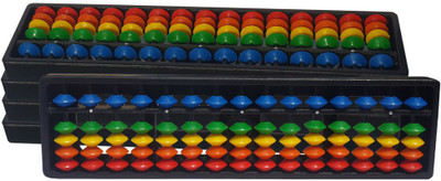 Sae Fashions 15 ROD MULTICOLOR ABACUS KIT SET OF 5(Multicolor)