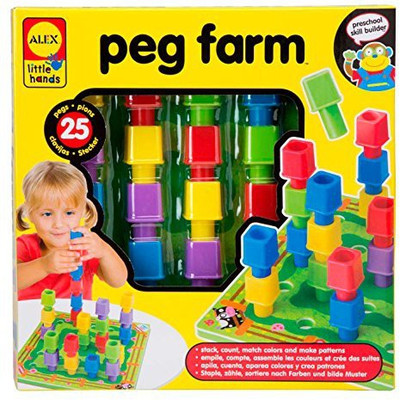 

Alex Toys Little Hands Peg Farm(Multicolor)