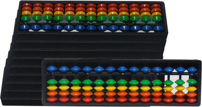 Sae Fashions 13 ROD MULTICOLOR ABACUS KIT SET OF 10(Multicolor)