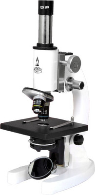 

Ghetz MS10 Student Monocular Compound Microscope With Achromatic objectives 10x & 40x(White)