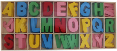 

Tootpado Colourfull Wooden Alphabets Set (6 Pcs Each)(Multicolor)