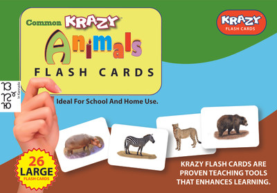 

Mind Wealth Krazy Animals - Kannada Flashcards(Green, Blue, Brown)