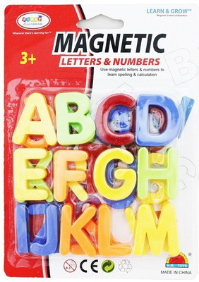 

WEBKREATURE Magnetic Learning Alphabet Capital Letters - HM1175A(Multicolor)