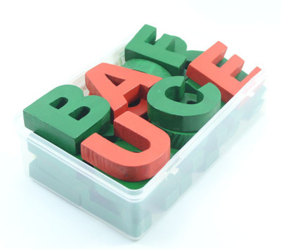 

Enigmatic Woodworks Wooden Alphabets(Red, Green)