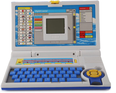 

Happy Kidz mouse control english learner laptop(Blue)