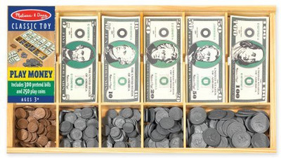 

Melissa & Doug Play Money Set(Multicolor)