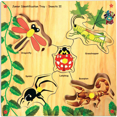 SKILLOFUN Junior Identification Tray Insects II(1 Pieces)